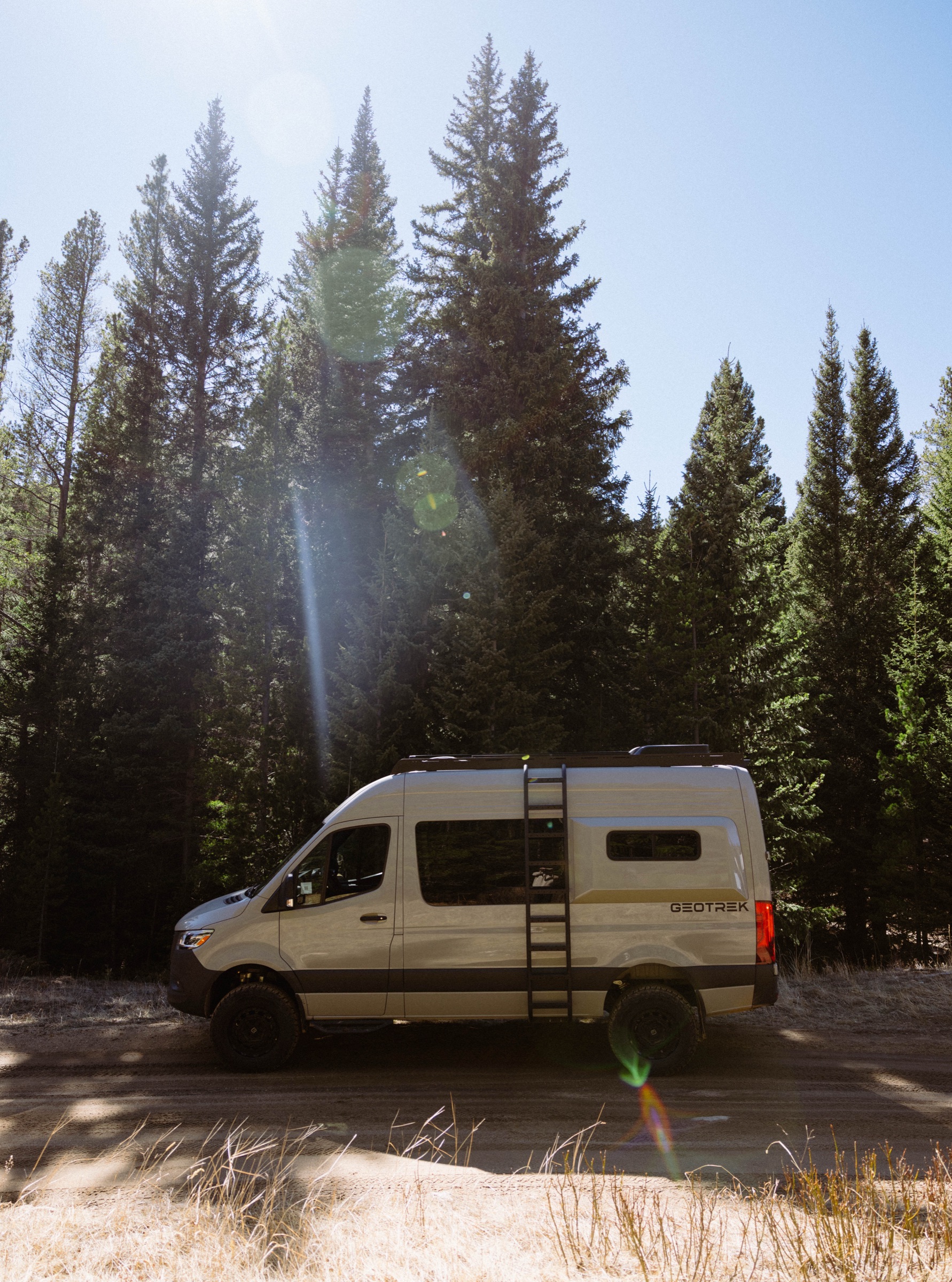 Geotrek van conversion in Colorado backcountry