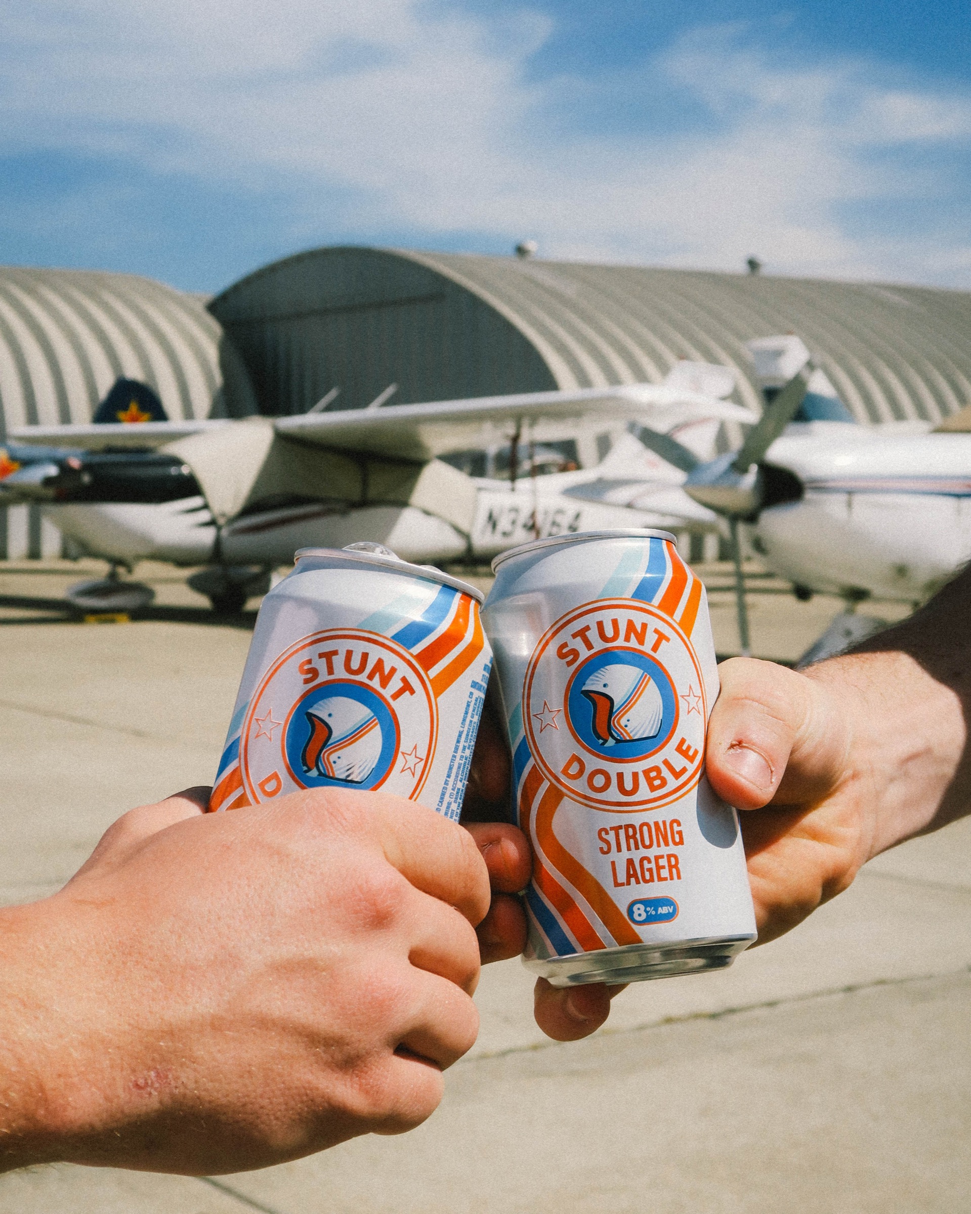 Stunt Double beer on a Southwestern road trip